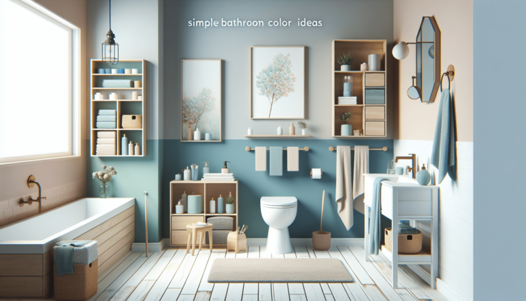 Colores para baños sencillos: ideas que iluminan tu espacio