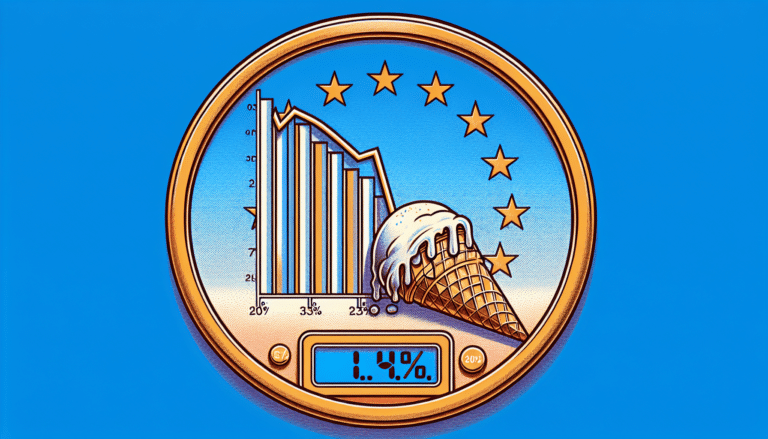 4 ice creams in a cone standing in an ice cream holder