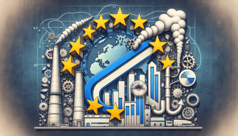 Three chimneys with white smoke in the sky.