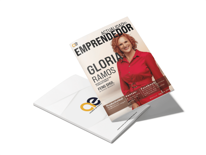 Gloria Ramos, experta en feng shui, portada de agosto de la revista 'Actualidad del Emprendedor'