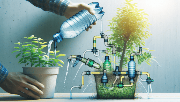 No reutilices las botellas de plástico, pero sí para esta idea DIY que riega tus plantas cuando estás de vacaciones