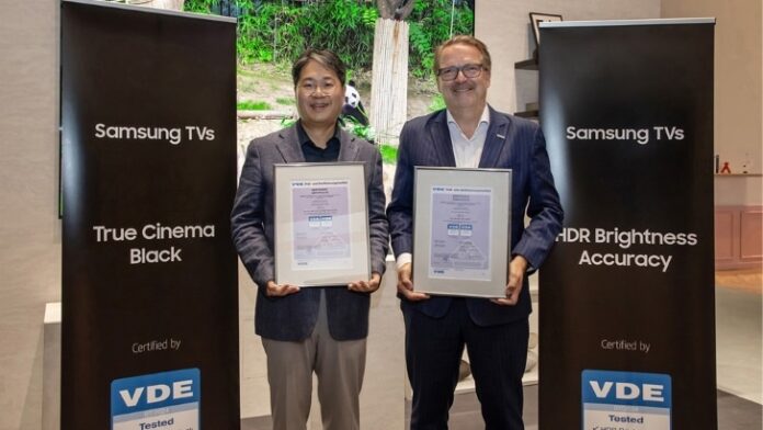 Samsung 2024 Neo QLED and QLED TVs Receive Industry-First Picture Quality Excellence Certifications From VDE – Samsung Global Newsroom