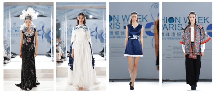 China acoge el desfile de moda de Reliquias Culturales Inmateriales Chuxiong en la Semana de la Moda de París