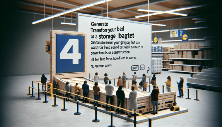 Colas en Lidl por este gadget de almacenamiento que convierte tu cama en un canapé sin obras ni taladros (y por menos de 4 euros)