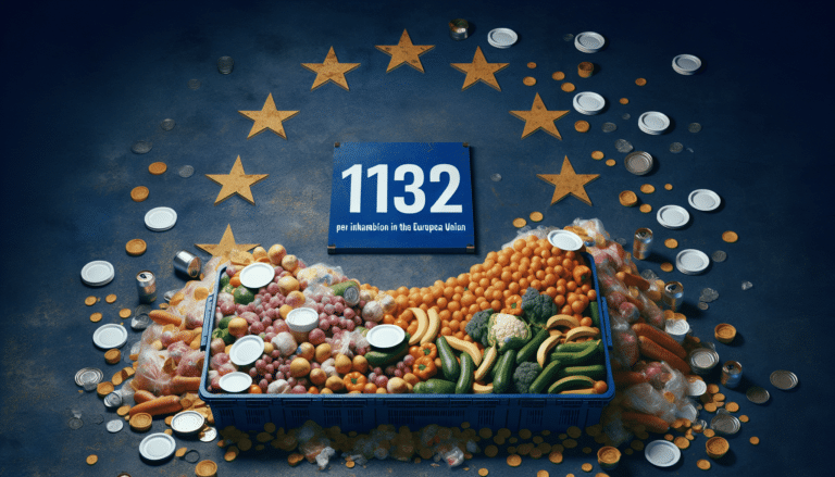 A person throwing the food from the plate into a garbage bin.