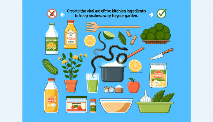 El truco viral y efectivo para alejar a las serpientes de tu jardín utilizando ingredientes que tienes en la cocina