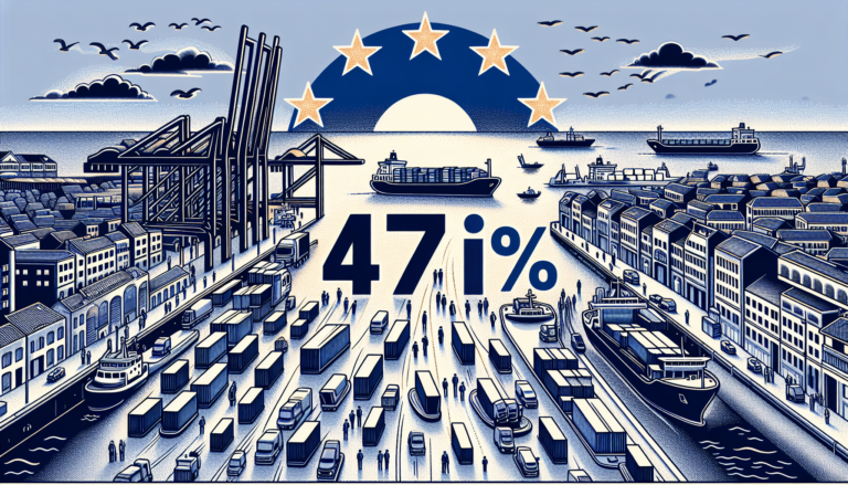 A cargo vessel at sea.