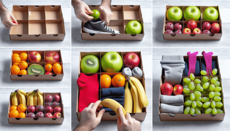 Nunca se me hubiera ocurrido esta ideaza para transformar cajas de zapatos en unos prácticos organizadores con compartimentos para guardar fruta o calcetines