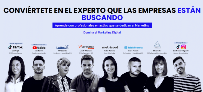 Sherpa Campus inicia el Máster de Marketing Digital, Estrategia & Inteligencia Artificial en la primera semana de octubre