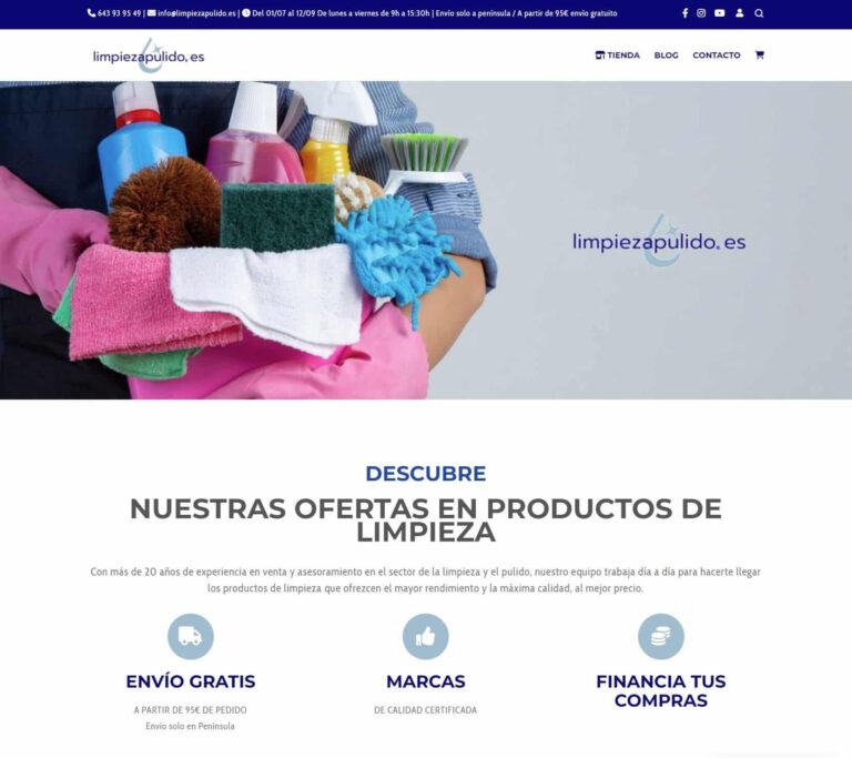 Útiles Empaso supera los 250 productos en su tienda online con soluciones para pulido y limpieza industrial