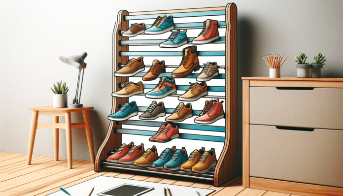 Adiós a tener los zapatos tirados por el suelo con este zapatero extensible de Carrefour que se adapta a cualquier esquina