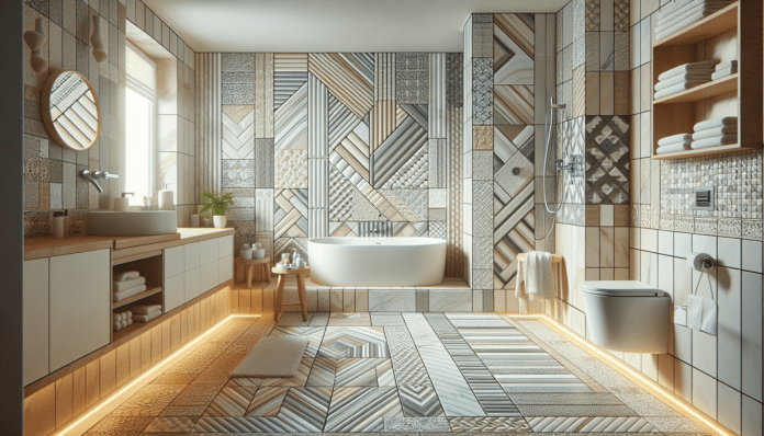 Combinaciones de azulejos para baños pequeños: Ideas que amplían el espacio