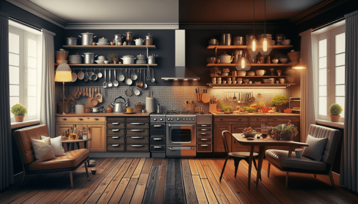 De cocina viejuna, oscura y sesentera a cocina moderna y sofisticada