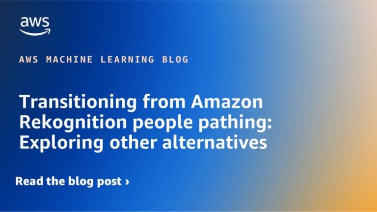 Transitioning from Amazon Rekognition people pathing: Exploring other alternatives