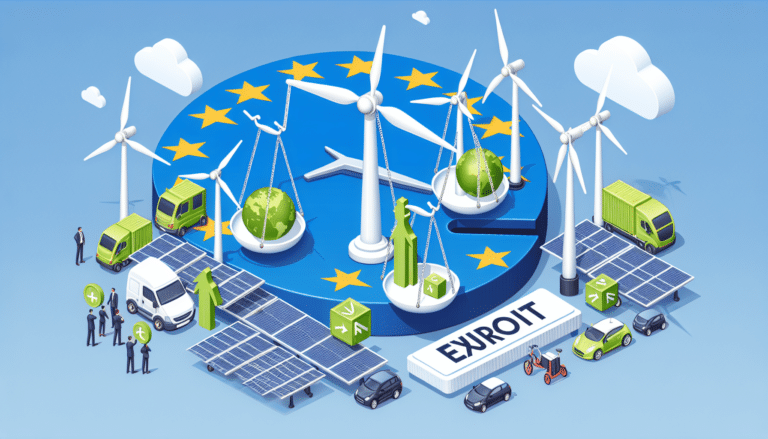 Cargo ship transporting wind turbines.