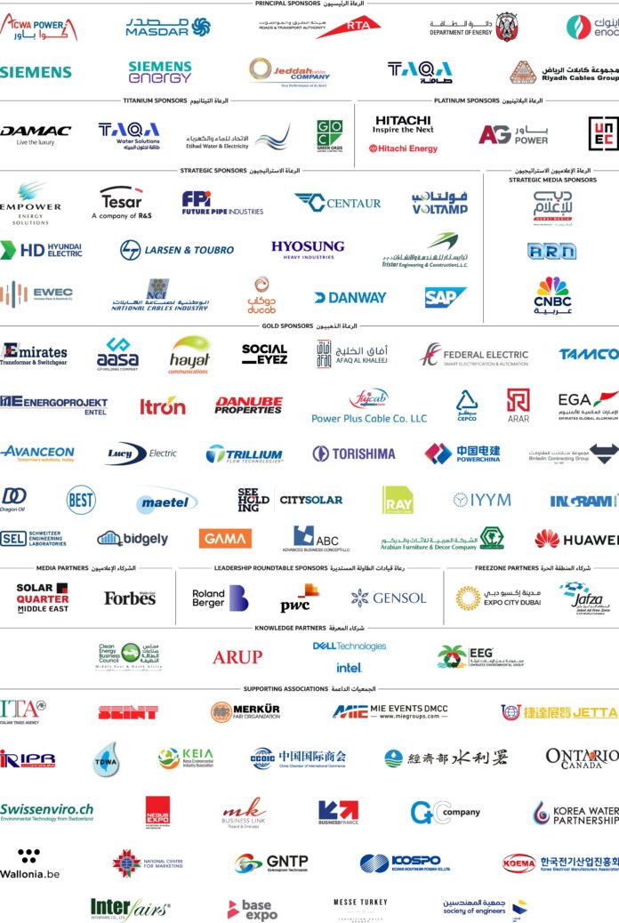 La 26ª Agua, Energía, Tecnología y Medio Ambiente, WETEX, atrae 68 patrocinadores locales e internacionales