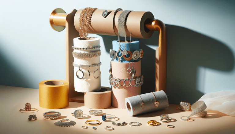 Nunca me había imaginado que reutilizando un rollo de papel higiénico podría ordenar todas mis joyas