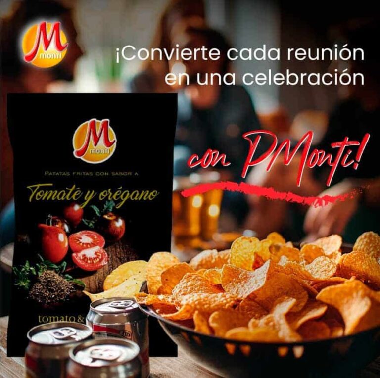 Productos Monti sugiere sus snacks y patatas fritas para transformar cualquier reunión en una experiencia gastronómica