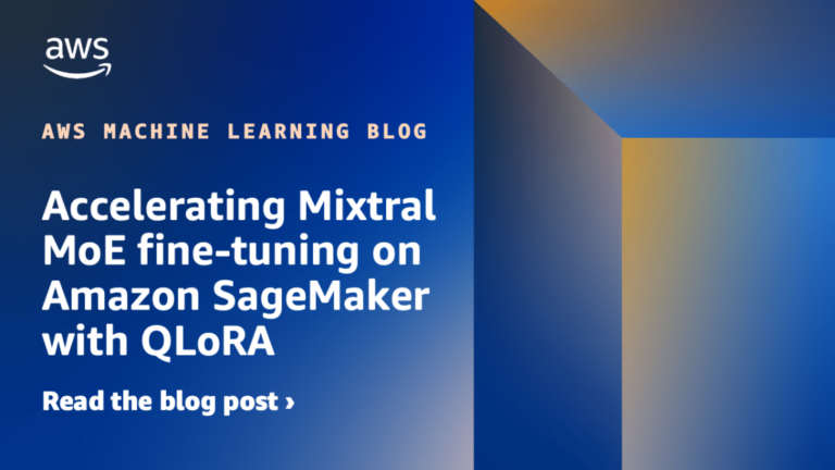 Accelerating Mixtral MoE fine-tuning on Amazon SageMaker with QLoRA