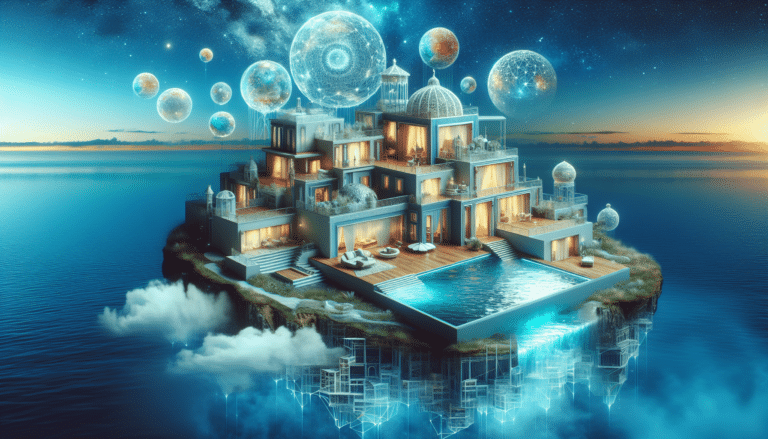 El sorprendente diseño de una casa con vistas al mar que parece flotar sobre el terreno