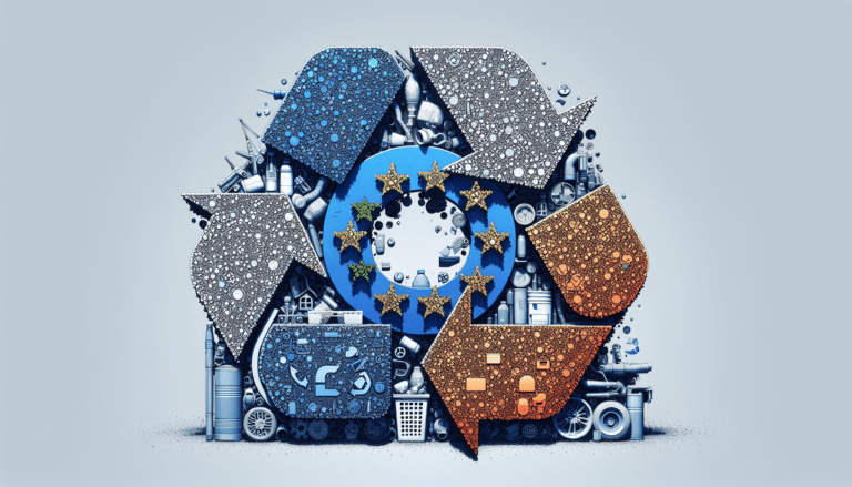 A person storing clothes in a recycling box.