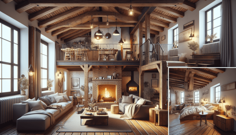 Así es la espectacular casa de Sandra Barneda; un dúplex muy rústico con chimenea en pleno centro de Madrid