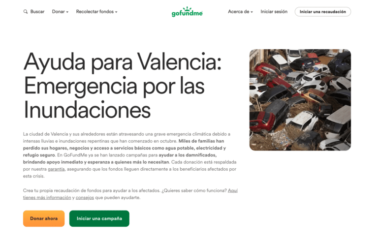 España se vuelca con los damnificados por la Dana a través del crowdfunding: así podrán entregar ayuda inmediata