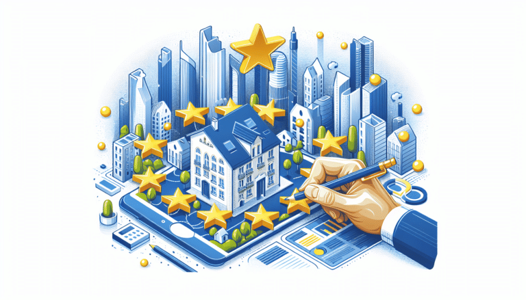 New block of apartment buildings.