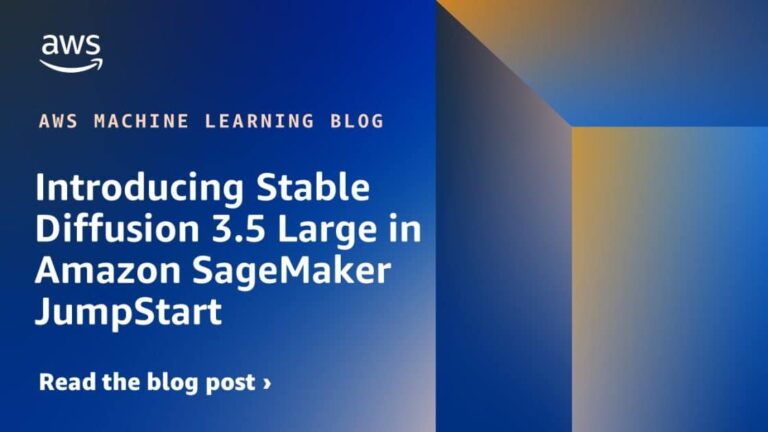 Introducing Stable Diffusion 3.5 Large in Amazon SageMaker JumpStart