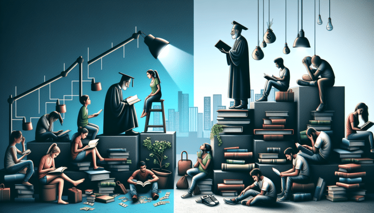 A person is sitting and looking sadly out the window, where it is raining outside