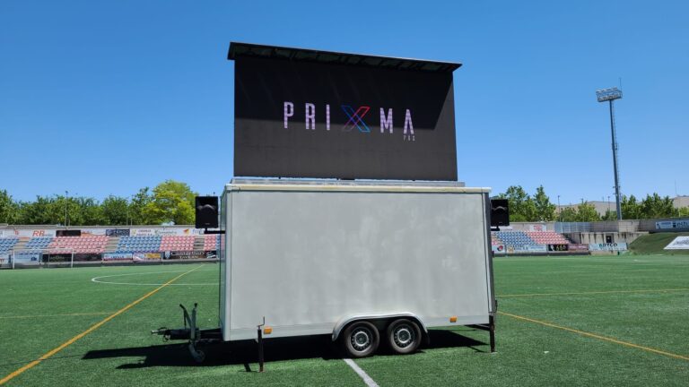 PRIXMAPRO cuenta con la única pantalla LED móvil para alquiler en Aragón