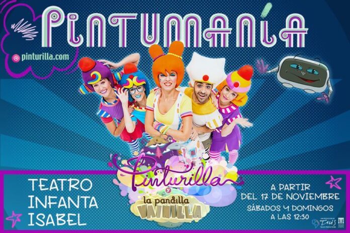 Vuelve Pinturilla y la Pandilla Vainilla con Pintumanía: música, color y diversión para toda la familia