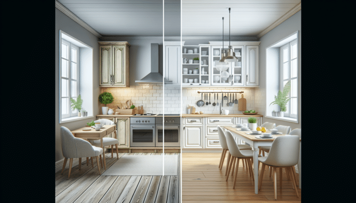Era una cocina viejuna y sin estilo, pero esta reforma sin obras la ha dejado totalmente renovada y luminosa