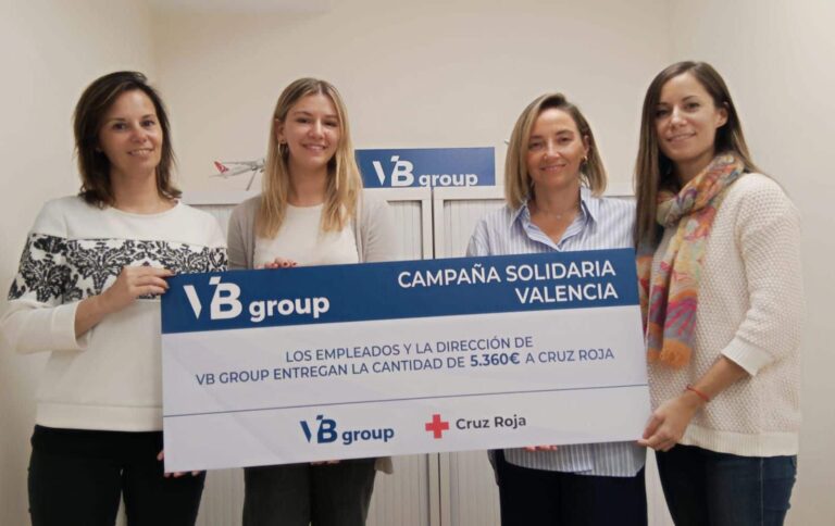 VB group dona 5.360 € en apoyo a las víctimas de la DANA y promoverá eventos corporativos en Valencia