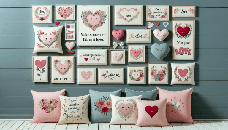 Almohadas y cojines personalizados: ideas románticas para enamorados