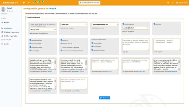 La automatización con IA de Cibeles optimiza la creación de artículos y la gestión de feeds de noticias