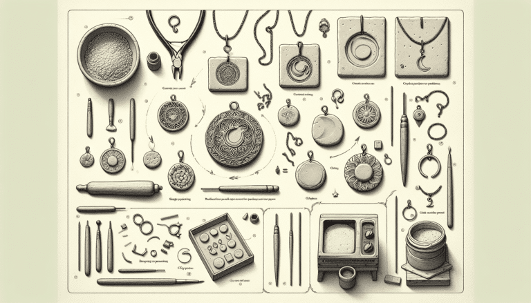 colgantes de arcilla fáciles