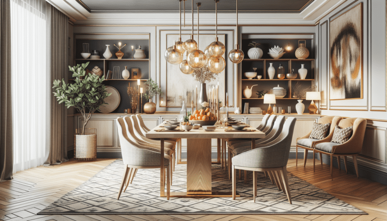 Decoración con textiles en el comedor