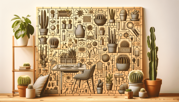 Decoración con cactus en el hogar
