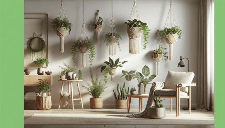 Decoración con plantas colgantes