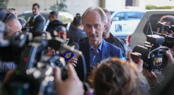 El enviado de la ONU pide más ayuda para Siria en su visita a Damasco