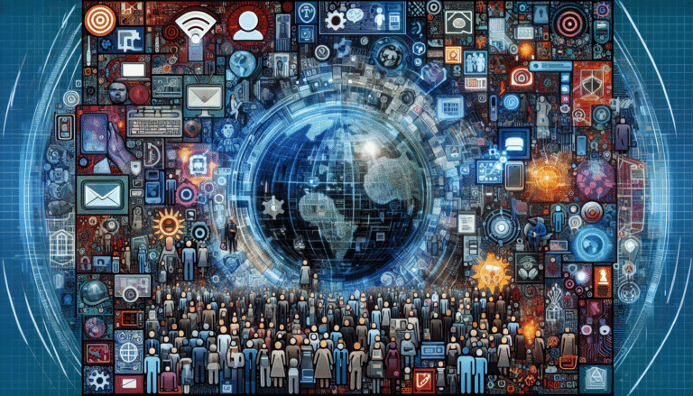 A women and a child smiling an waving while looking at the laptop.