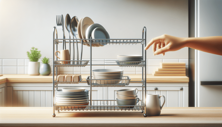 Locurón en Conforama con este escurreplatos compacto y en tres alturas ideal para cocinas pequeñas y estrechas