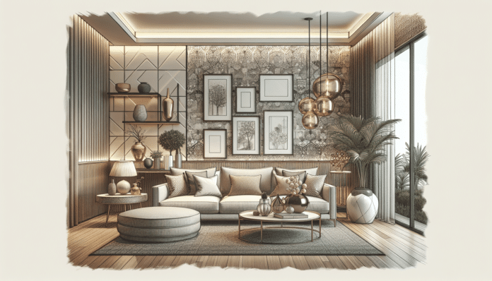 Ideas para decorar el salón con papeles pintados de diseño