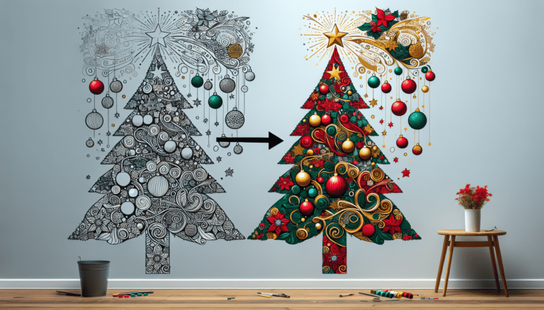 Cómo hacer un árbol de navidad en la pared