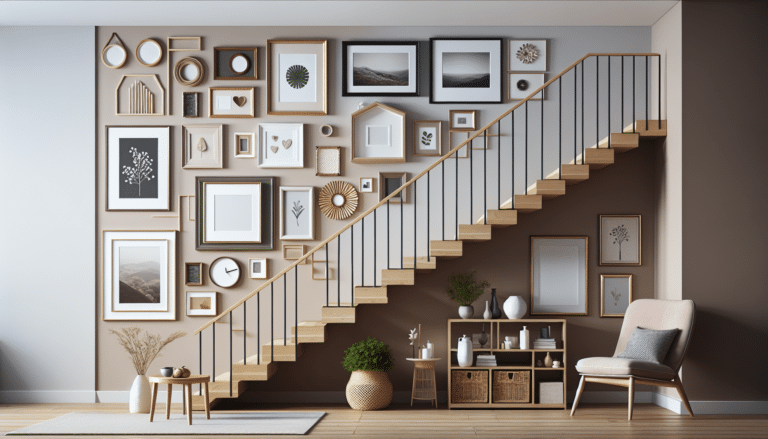 Cómo decorar la pared de una escalera con cuadros