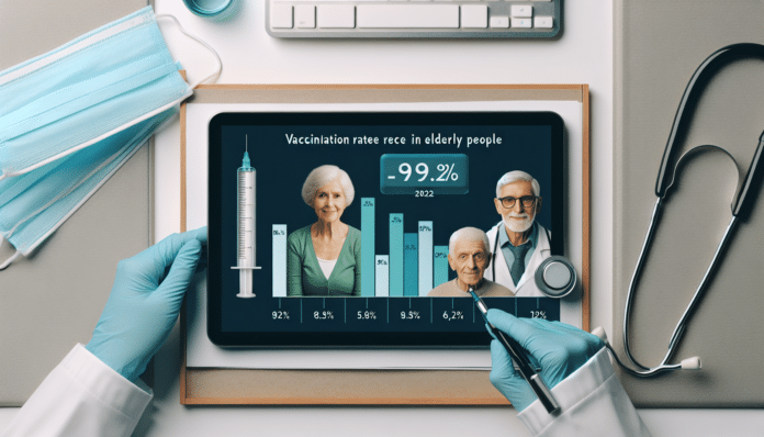 elderly person getting vaccinated.