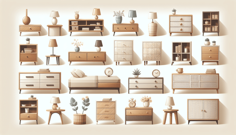 Tipos y diseños imprescindibles de mesitas de noche para amueblar tu dormitorio