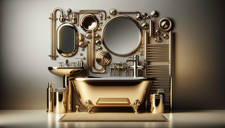 ideas para decorar el baño con metal