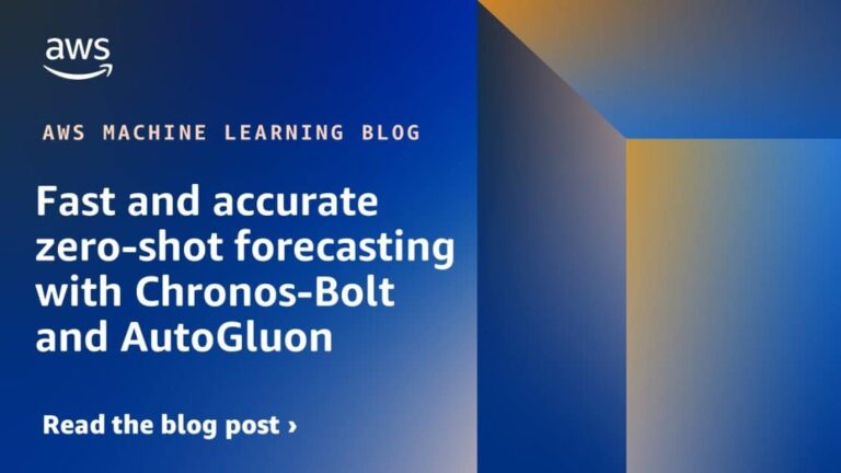 Fast and accurate zero-shot forecasting with Chronos-Bolt and AutoGluon